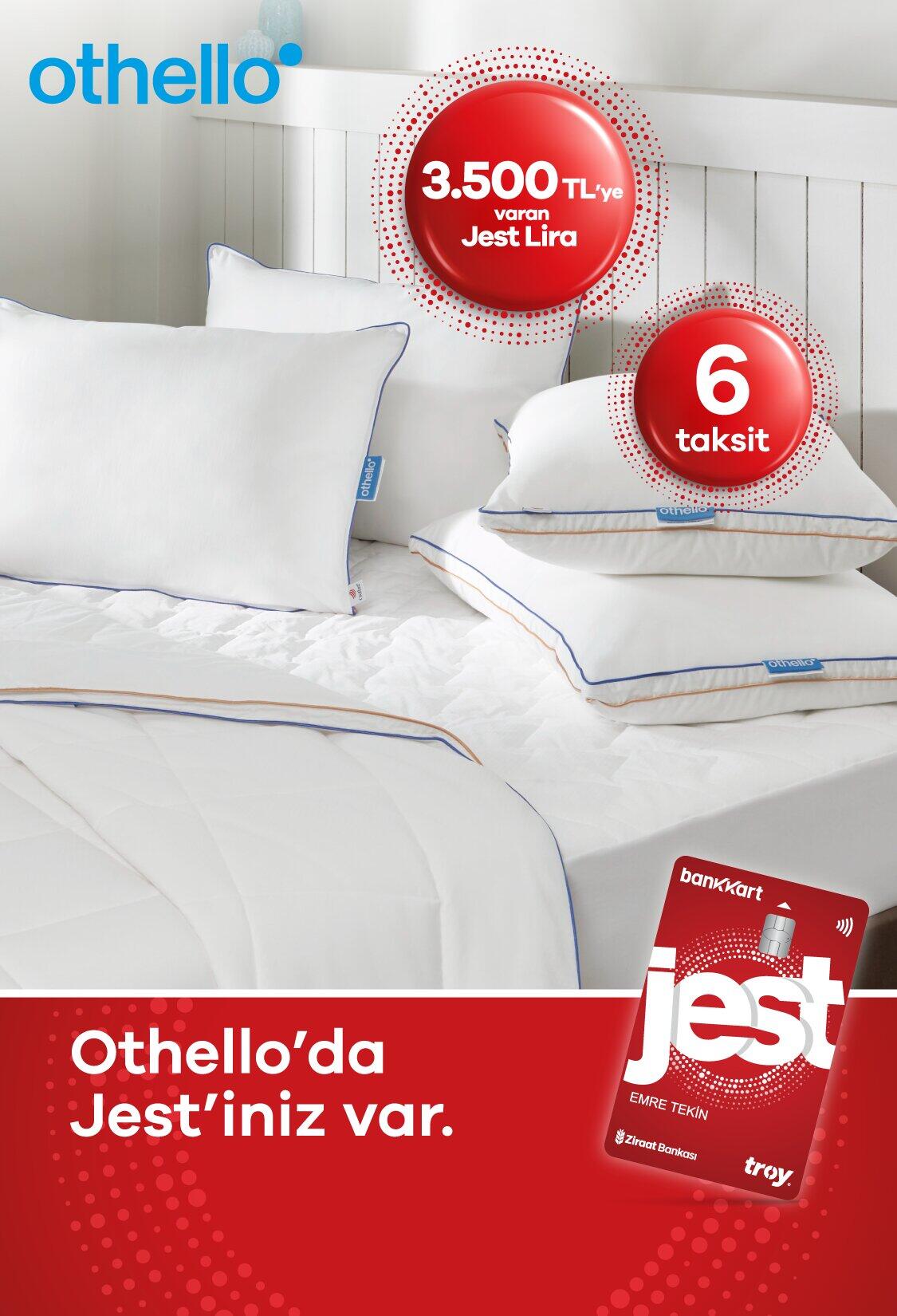 othellobedding.com’da 3.500 TL Jest Lira ve 6 Taksit