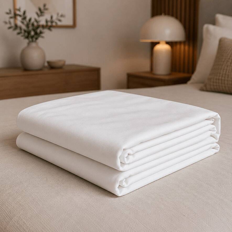 Hotel Collection Linor Düz Çarşaf Beyaz - 280x260 cm - Othello (1)