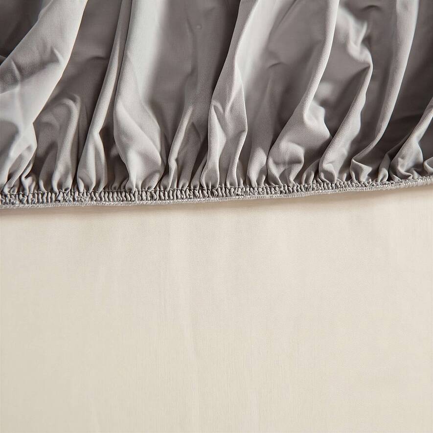 Cooling Sheet Gri Çift Kişilik Lastikli Çarşaf Seti - Othello (1)