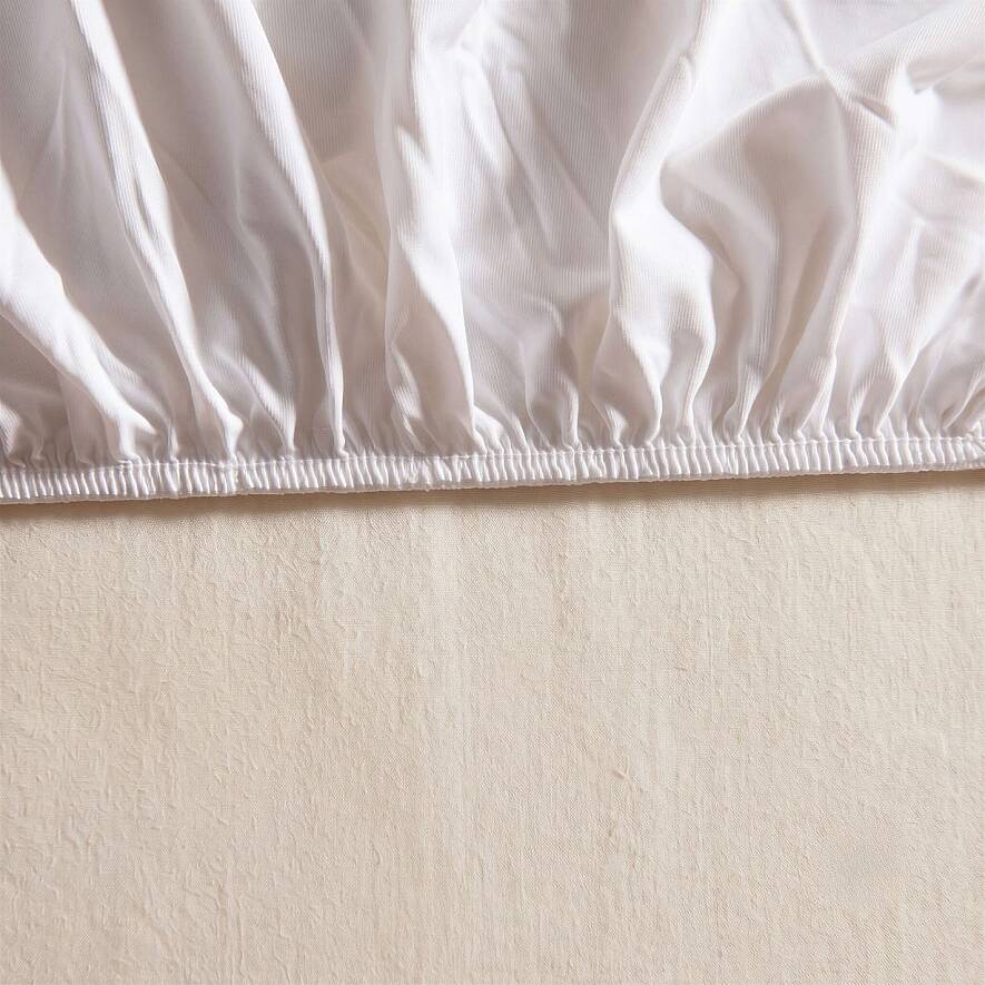 Cooling Sheet Beyaz Çift Kişilik Lastikli Çarşaf Seti - 3